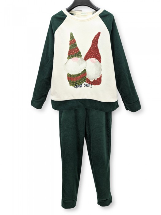 Pijama de Craciun fleece pentru copii